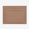 Longchamp - Porte-cartes plat Le Foulonne Biscuit